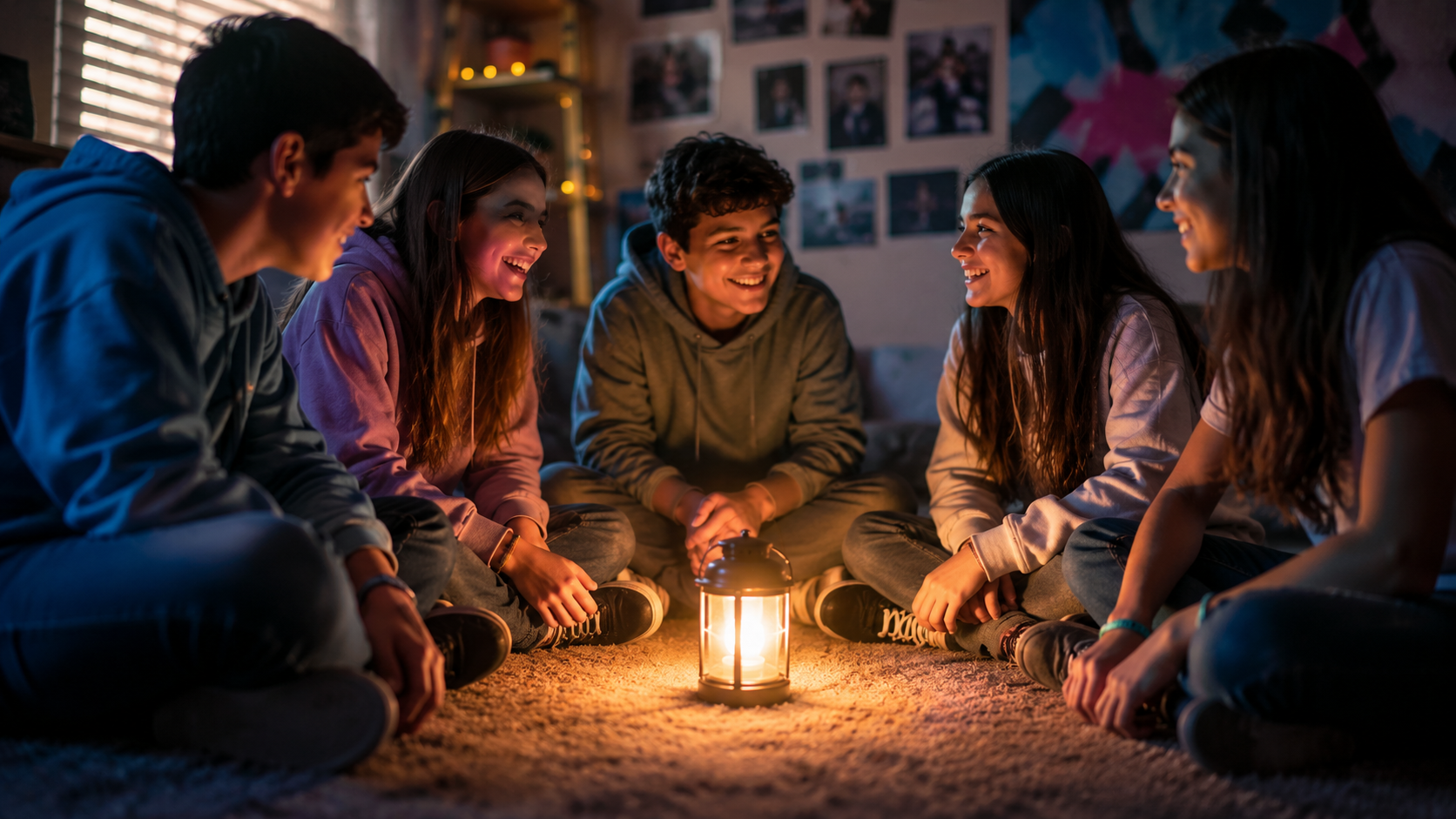 A luz da casa