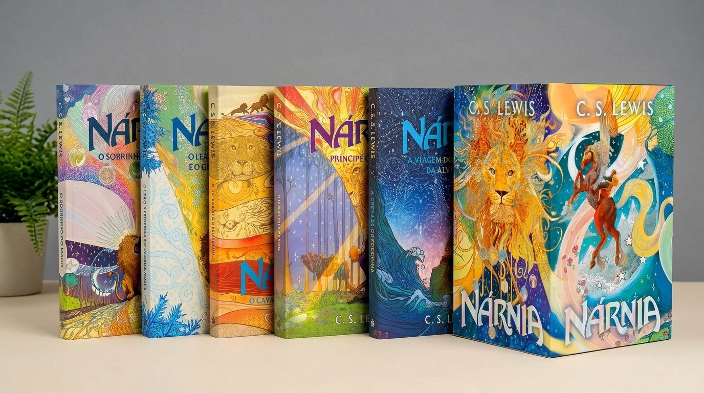 Nárnia Ganha Nova Coleção de Luxo no Brasil com Box Exclusivo e Capas Inéditas